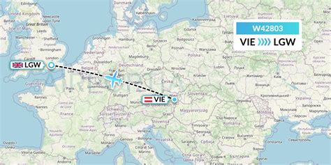 W42802 Flight Status Wizz Air Malta: London to Vienna .